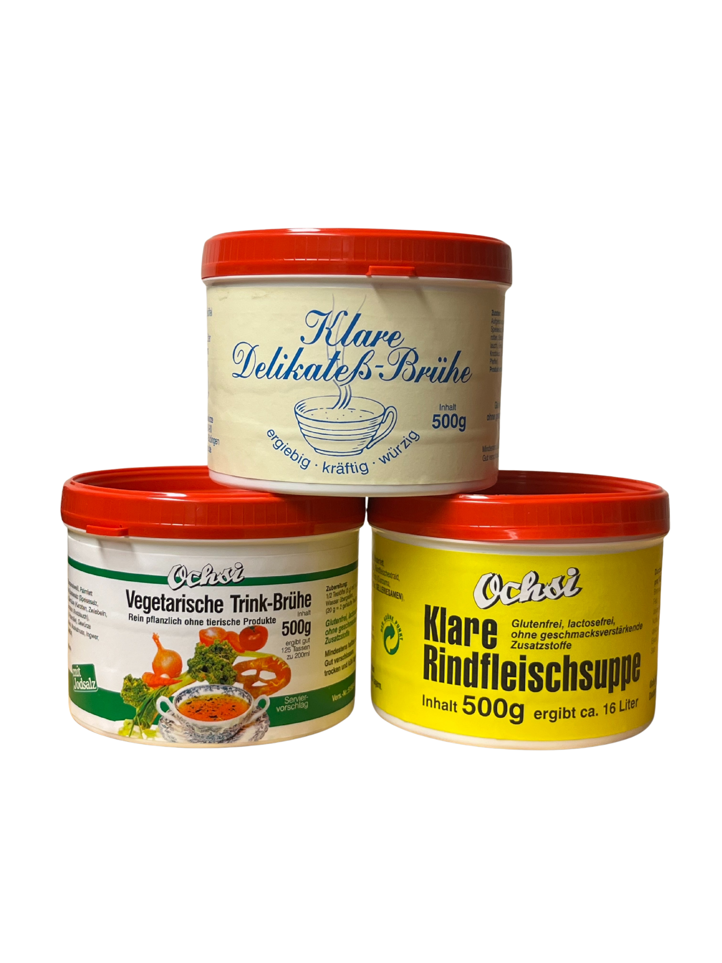 Kraftbrühen-Vielfalt 3× 0,5 kg